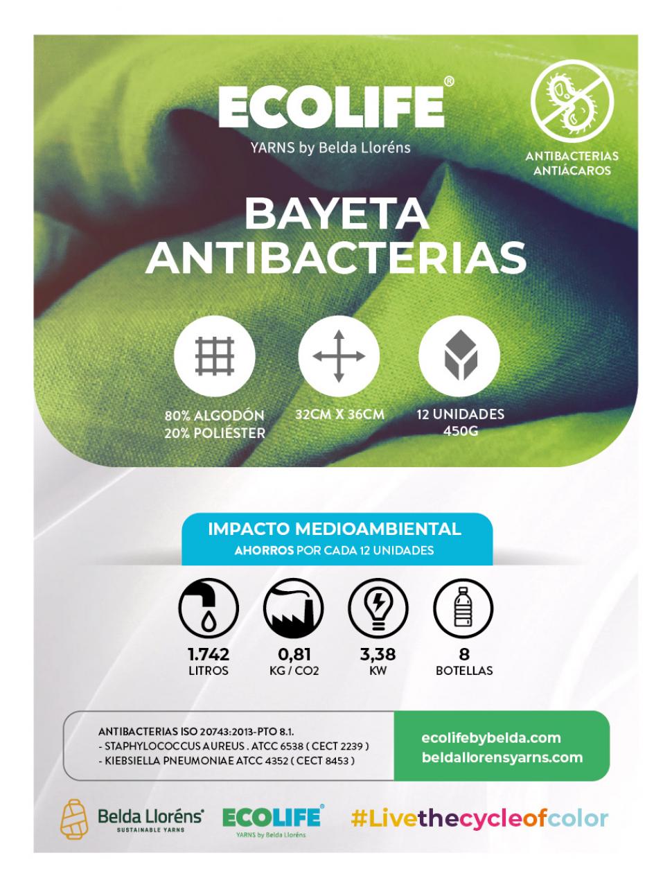 Bayetas Ecolife anti bacterias