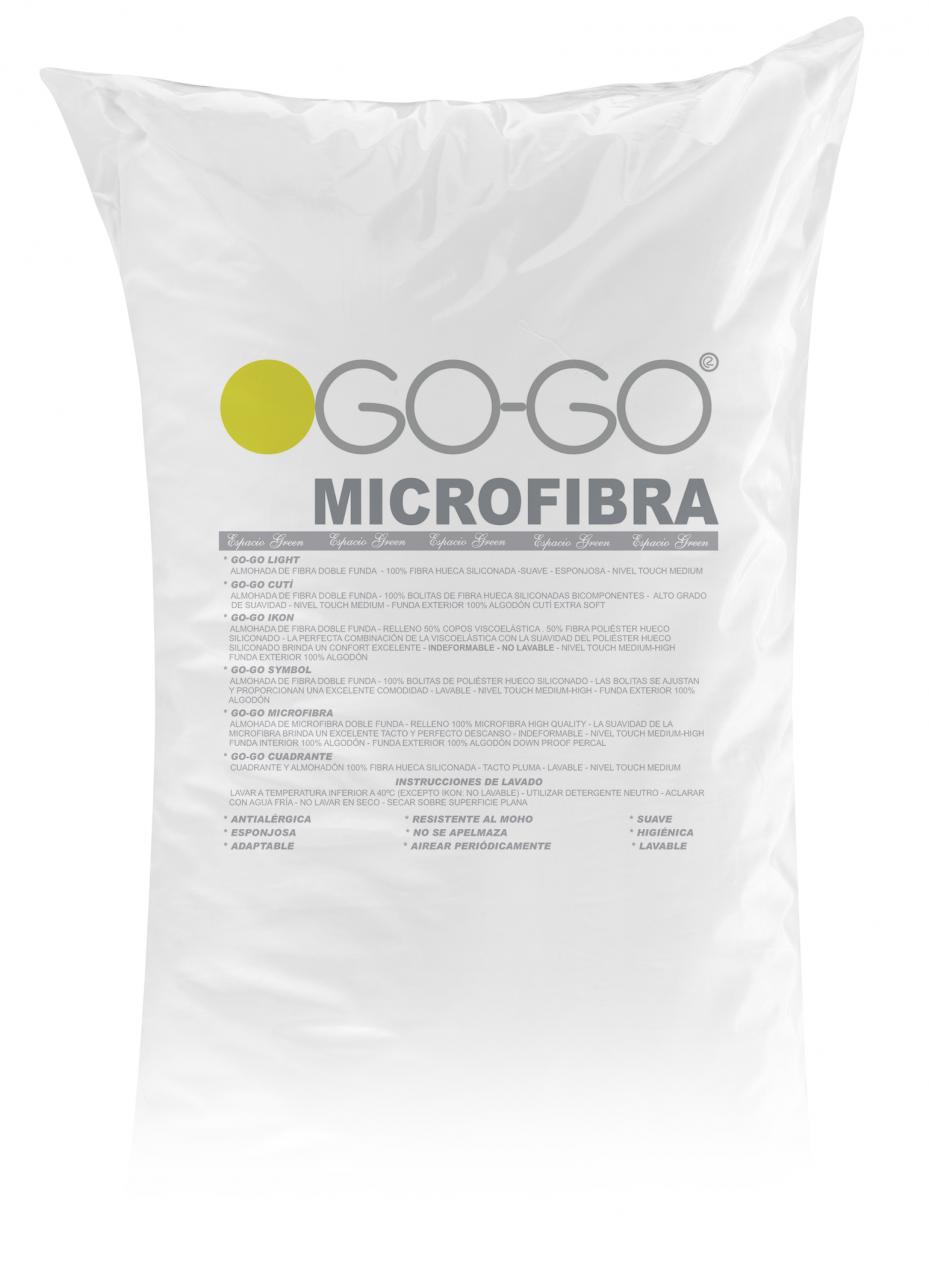 almohada de fibra go-go microfibra