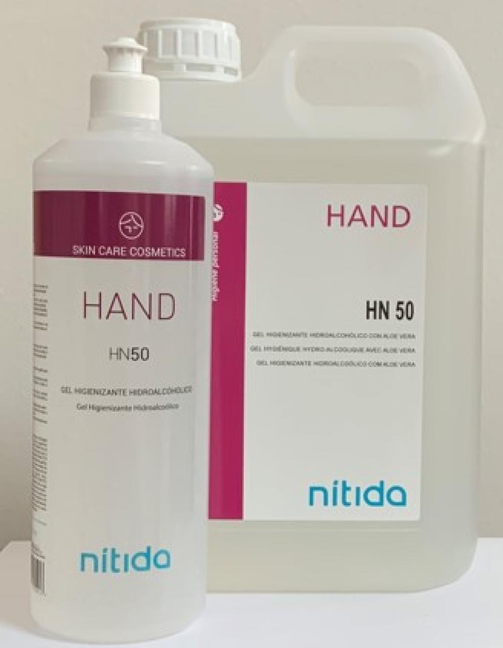 Gel higienizante hidroalcohólico con aloe vera HAND HN 50