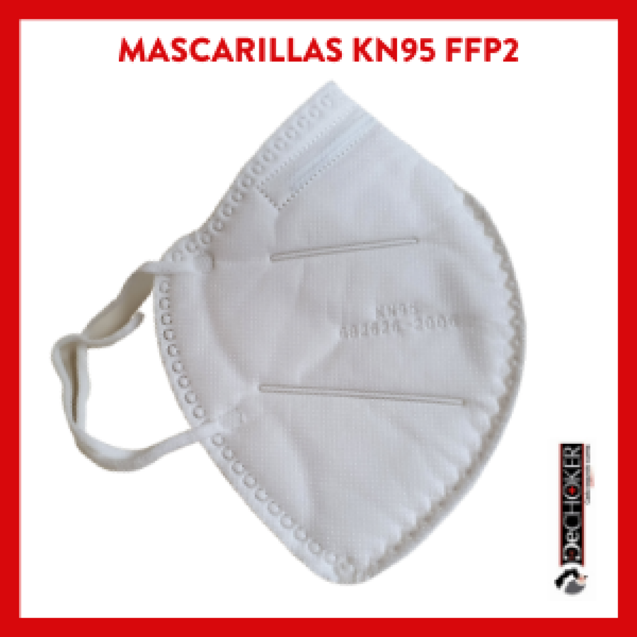 Mascarilla KN95 FFP2 sin válvula (Pack 10 uds.)